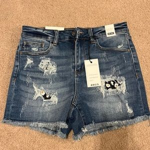 never worn- Judy blue shorts!